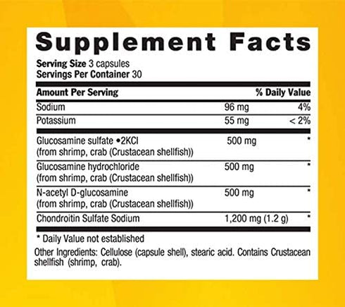 Country Life Glucosamine Chondroitin, 90 vcaps