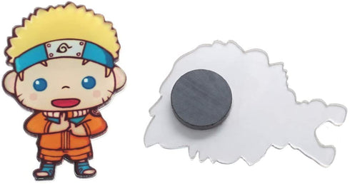 20 Plastic Fridge Magnets with Chibi Figures