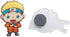 20 Plastic Fridge Magnets with Chibi Figures