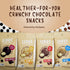 LEBBY SNACKS Healthy Sweet Snack Variety 2-Pack. Dry Roasted Chickpeas coated in 2 flavors: Dark Chocolate and Sesame. Gluten Free Healthy Candy for Adults (Dark/Sesame 1.5 oz, 2 pack)