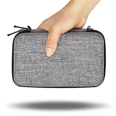 sisma 64 Game Case Compatible with Nintendo 3DS DS Switch Game Cartridges,Game Card Holders Organizer Travel Storage Safekeeping Grey Carry Case
