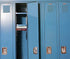Hanging Locker Shelf Organizer with 2 Hooks and 4 Small Pockets