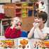Thanksgiving Stickers, Thanksgiving Crafts for Kids Thanksgiving Games Make Your Own Turkey Stickers for Kids DIY Turkey Games Thanksgiving Party Favors Supplies Prizes Creative Scrapbooks - 24 Sheets