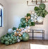 Sage Green Balloon Garland Arch Kit - 154pcs Avocado Green Balloon with Blush Balloons Gold Balloons and Macaron Gray Balloons for Wedding Birthday Party Baby Shower Party Background Decoration