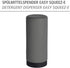 Wenko, Grey Easy Squeez-e Washing, Refillable Dish Liquid and Hand Soap Kitchen and Bathroom, Countertop Dispenser, 2.4 x 2.4 x 5.5 inches