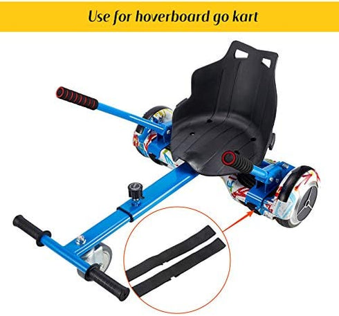 8 Pieces Adjustable Hoverboard Replacement Straps Hook and Loop Fastening Hoverboard Cable Hoverboard Replacement Straps for Kart Accessories Self Balance Scooter (27.6 Inches)