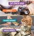 Cat Crack Organic Catnip, Premium Safe Nip Blend, Infused with Maximum Potency Your Kitty Will be Sure to Go Crazy for (1 Cup)