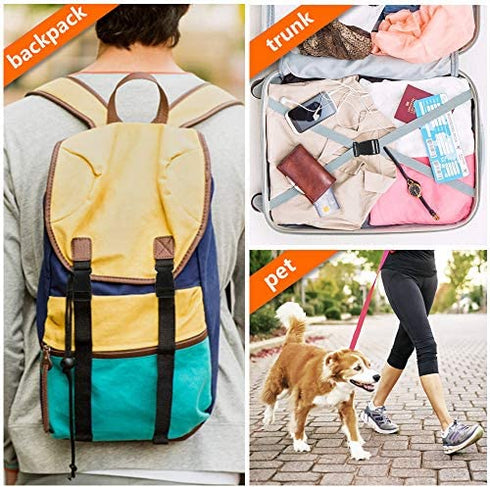 1 Inch Buckles, YGDZ 30 Pack Plastic Buckles Quick Release Parachute Buckles for Backpack Strap Webbing Belt, Black