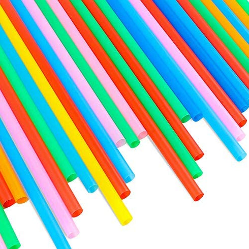 Tomnk 200 Pack Jumbo Smoothie Straws, 10.3 Inch Milkshake Straws Disposable Extra Long