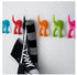 Ikea Set of 3 Dog Tail Hooks Hat Coat Key Wall Mounted Hanger (Black)