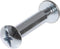 Hillman 44749 10-24 x 3/4-Inch Steel Binding Posts with Steel Screw, 20-Pack, Zinc