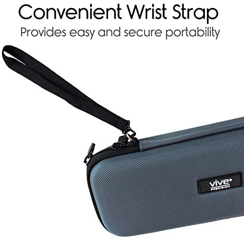 Vive Precision Stethoscope Hard Case - Protective Carry Cover with Handle - Travel Holder for Sphygmomanometer - Fits Vive Precision 3M Littmann Classic III, Lightweight II S.E, MDF Acoustica Deluxe