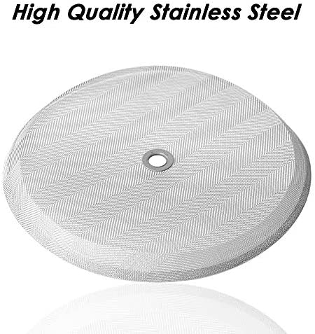 4 Pack French Press Replacement Filter Screen, findTop 4 Inch Stainless Steel Mesh Replacements for 1000 ml / 34 oz / 8 cup French Press