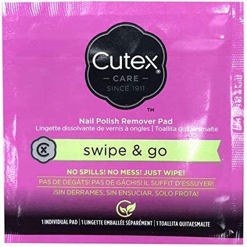 Cutex Swipe and Go Nail Polish Remover Pads (Pack of 2)