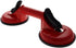 Utoolmart Vacuum Suction Cup Glass Lifter for Glass/Tiles,Dent Remover Gripper Aluminum Sucker Plate, Double Handle Locking Red