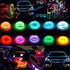 ABALDI El Wire, Interior Car Lights, Car LED Lights Inside Your Car for Car Interior Decoration(3m/9ft, Blue)