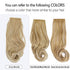 SARLA Dirty Blonde Hair Extensions Invisible Wire Highlight Wavy Curly Long Synthetic Hairpieces for Women 18 Inch 4.2 Oz Adjustable Headband Heat Friendly Fiber No Clip