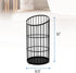 Toilet Paper Holder Stand Bathroom Toilet Paper Storage Tissue Roll Paper Reserve Holder for 3 Spare Mega Rolls-Black