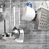 meekoo 3 Pieces Stainless Steel Ladle Soup Handle Ladle with Pouring Rim for Kitchen Cooking Soup Sauce (4 oz)