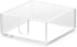 SimplyImagine Napkin Holder - Cocktail & Beverage Clear Acrylic Napkin Storage for Bar, Kitchen, Restaurant, Countertop - Decorative, Elegant & Modern Square Paper Tray for Indoor/Outdoor Dinner Use