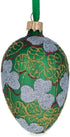 BestPysanky 1902 Clover Leaf Royal Egg Glass Christmas Ornament