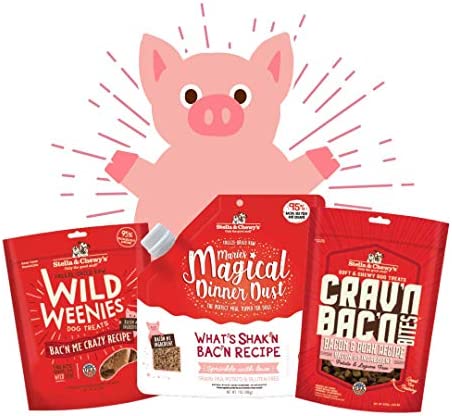 Stella & Chewy's Crav'n Bac'n Dog Treats Bacon & Pork Recipe, 8.25 oz. Bag
