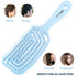 Hair Brush,Detangling Hair Brushes, Detangler Curved Vented HairBrush for Women Men Black Natural Curly Wet Dry Thick Straight Long Hair, Afro American Type 3a-4c, Comfortable Grip ,Easy to Clean