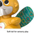 Fisher-Price Linkimals Boppin’ Beaver, Light-up Musical Activity Toy for Baby , Yellow