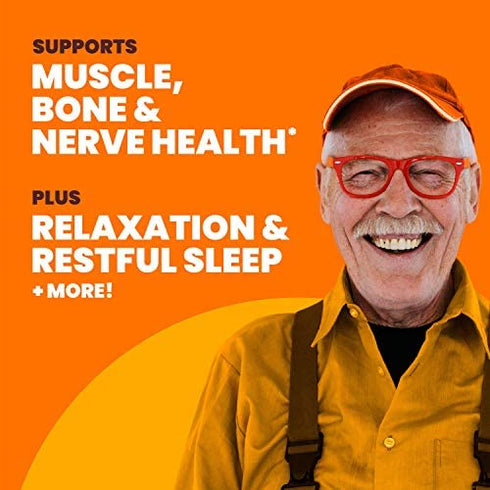 Sundown Magnesium Supplement, Non-GMO, Gluten-Free, Dairy-Free, Vegetarian, 500mg Coated Caplets, 180 Count, 6 Month Supply