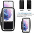 Galaxy S22+, S21 FE, S20 FE Armband, BUMOVE Gym Running Workouts Sports Cell Phone Arm Band for Samsung Galaxy S20 Plus/S21 Plus/S22 Plus, S20 FE/S21 FE 5G with Key Holder (Black)