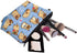 LOOMILOO Cosmetic Bag for Women, Adorable Roomy Makeup Bag Travel Water Resistant Toiletry Bag Accessories Organizer (Flower Pug 51491)