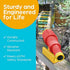 Jungle Gym Kingdom Playground Accessories - Red Pirate Ship Telescope for Kids - Plastic Accressory for Outdoor Playhouse, Playset, Backyard Swing Set - Replacement Parts for Treehouse