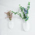 Magic Silicone Vase, Removable Silicone Flower Vase, Reusable Wall-Mounted Sticky Flower Vase, Self-Adhesive Bouquet Plant Storage Decor for Wall, Glass, Window, Fridge, Bathroom(6Pcs White)
