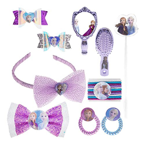 Disney Frozen 2 - Townley Girl Hair Accessories Set for Kids, Perfect for Parties, Ages 3+, 20 Pcs