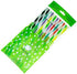 Dakoufish 12 Piece 9 Inch Reusable Plastic Thick Drinking Straws BPA Free Mason Jar Straws Big Stripe (9inch Black)