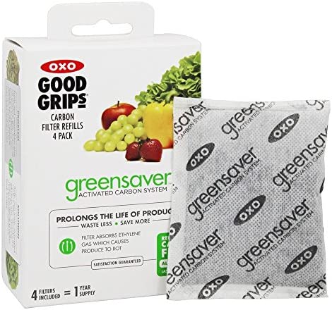 OXO Good Grips GreenSaver Carbon Filter Refills 4 Pack