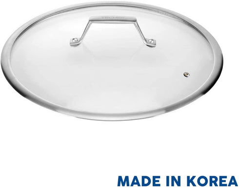 TECHEF - Tempered Glass Lid with Stainless Steel Handle (12-Inch)