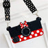 12 Pro Max Case for iPhone 12 Pro Max Case Cute 3D Cartoon for Minnie Camera Teens Girls Women Shockproof Protective Silicone Cover Cute Phone Cases for iPhone 12 Pro Max -6.7" (12 Pro Max-6.7")