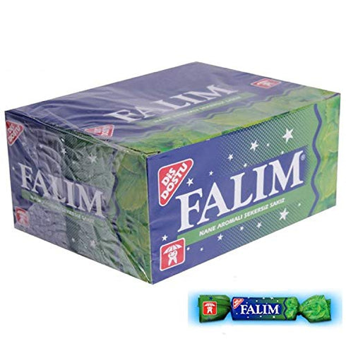Falim 100 Piece Mint Flavoured Fresh Sugar-Free Chewing Gum, Individually wrapped