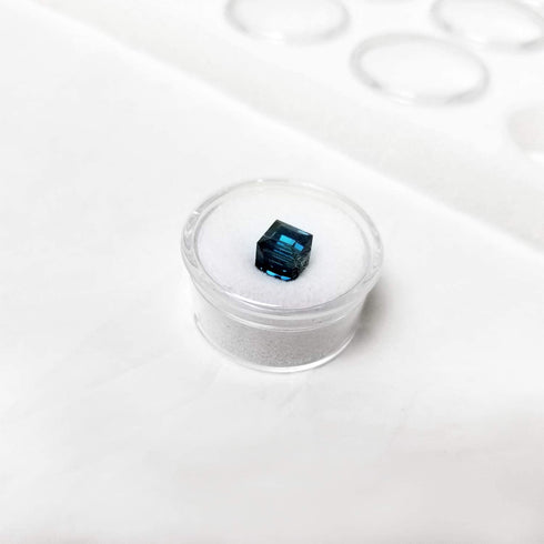 MOOCA Wood Glass Top Jewelry Display Case, Wooden Jewelry Tray for Collectibles, Home Organization Storage Box with White 50 Gem and Bead Storage Jars