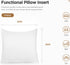 Acanva Decorative Square Throw Pillow Inserts Form Stuffer Cushion Sham Filler, 26x26'', White, 26 x 26