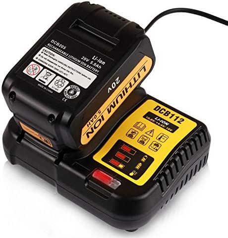 Batteriol DCB112 12V & 20V MAX Lithium-Ion Battery Charger Replacement for Dewalt DCB101 DCB105 DCB115 DCB107 - Use for DCB120 DCB127 DCB206 DCB205 DCB201