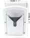 Bagel Slicer,The Original Universal Slicer with Safe Grip and Safety Shield for Bagels, Breads, Muffins, Buns, Rolls,White,