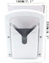 Bagel Slicer,The Original Universal Slicer with Safe Grip and Safety Shield for Bagels, Breads, Muffins, Buns, Rolls,White,