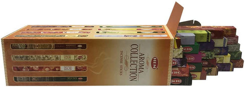 Hem Incense Sticks Variety Pack #1 And Incense Stick Holder Bundle With 25 Unique Fragrances