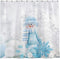 Allenjoy 72x72 inch Winter Theme Merry Christmas Shower Curtain Set with 12 Hooks Colorful Star Blue Hat Cute Snowman Bathroom Curtain Durable Waterproof Fabric Bathtub Sets Home Decor