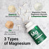 Magnesium & Zinc with Vitamin D3 by Essential Elements - For Sleep Immune & Bone Support | Magnesium Glycinate, Malate, Citrate 200mg - Triple Magnesium Supplement for Women and Men - 3 Month Supply