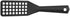 Berndes Spatulas for Non Stick Cookware - Turner Spatula Ergonomically Designed Black Slotted Spatula Turner Nonstick Kitchen Tool