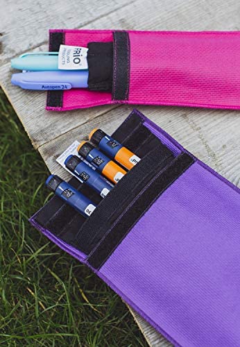 FRIO Large Insulin Cooling Carrying Case/Wallet - Blue - Evaporative Cooler - Keeps Insulin Cool Without Ever Needing ice Packs or Refrigeration! Accept NO Imitation!-Low Shipping Rates-