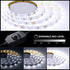 Lepro LED Strip Light White, 16.4ft Dimmable Vanity Lights, 6000K Super Bright LED Tape Lights, 300 LEDs 2835, Strong 3M Adhesive, Suitable for Home, Kitchen, Under Cabinet, Bedroom, Daylight White